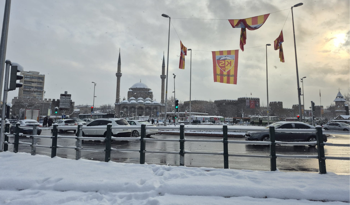 Kayseride Kar Yağışı (1)