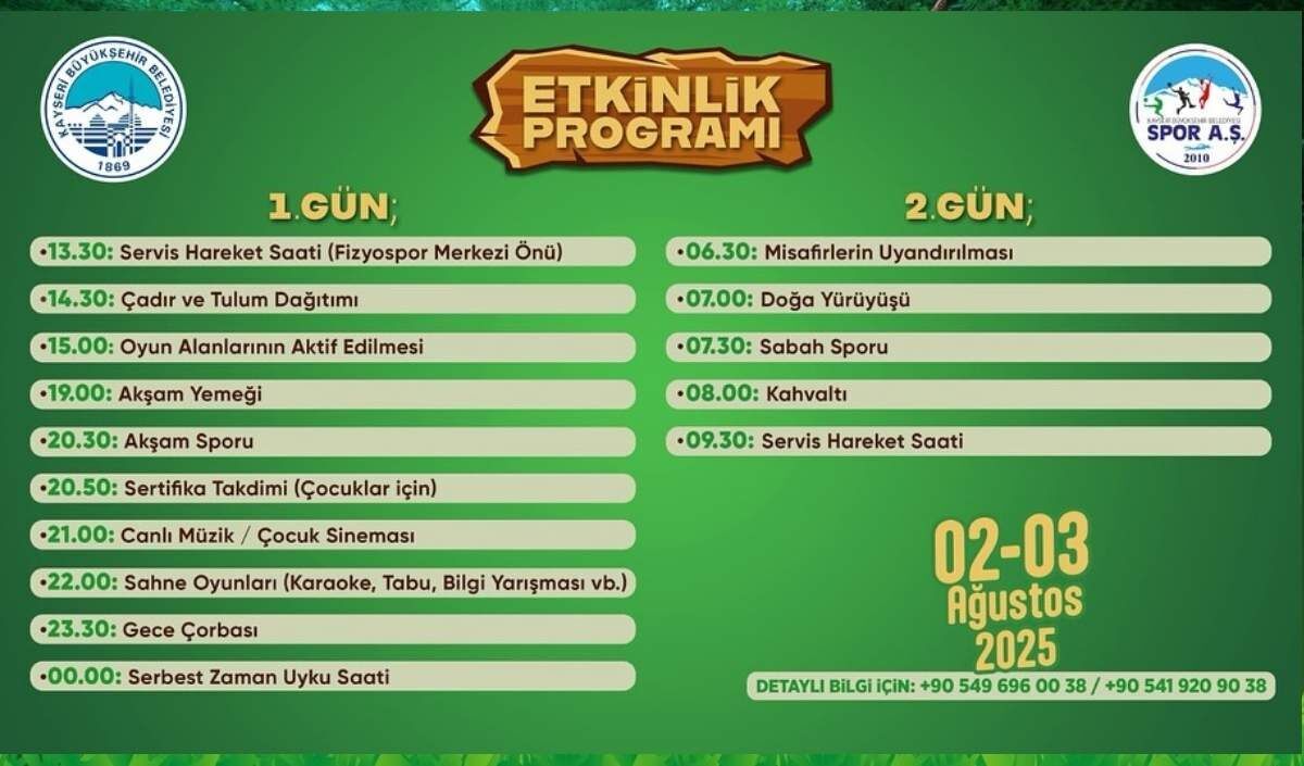 Kayseri Doğa Kampına Büyük Ilgi (2)