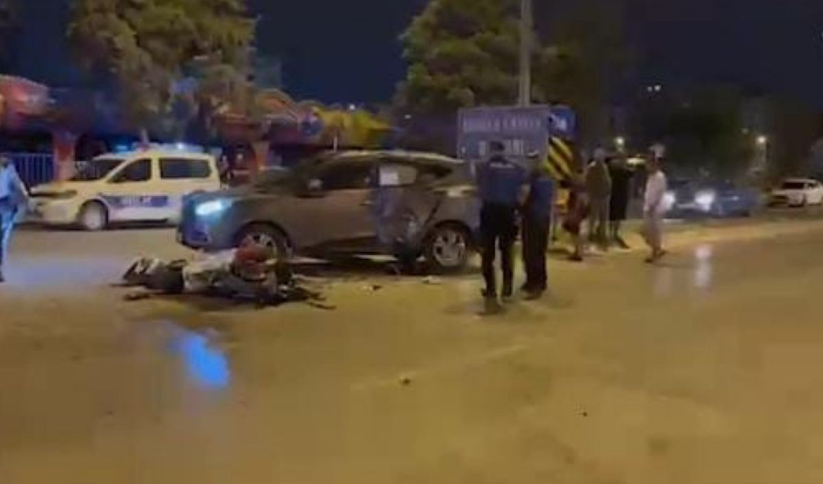 Motosikler Cip Çarpoştı (2)