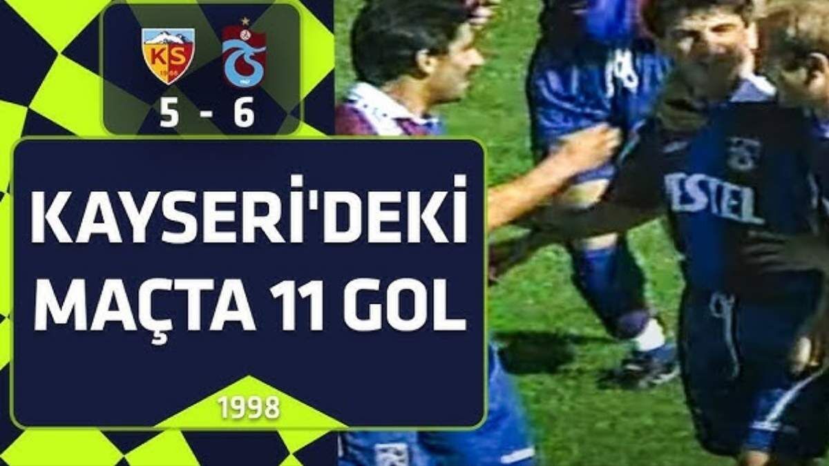 Kayserispor Trabzon Spor Maçında 11 Gol (1)