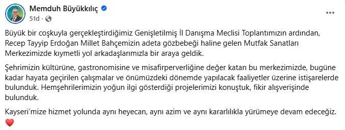 Memduh Büyükkılıç Ss