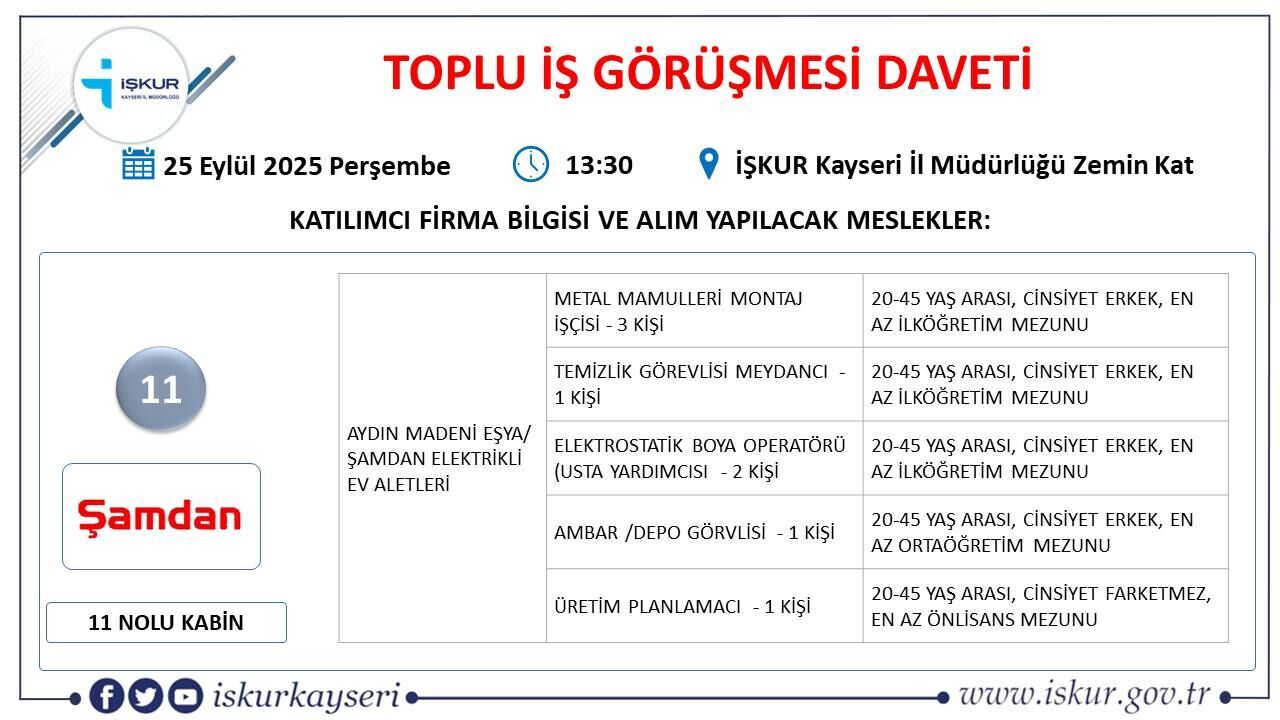 toplu iş görüşmesi