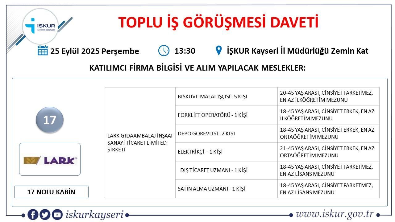 toplu iş görüşmesi