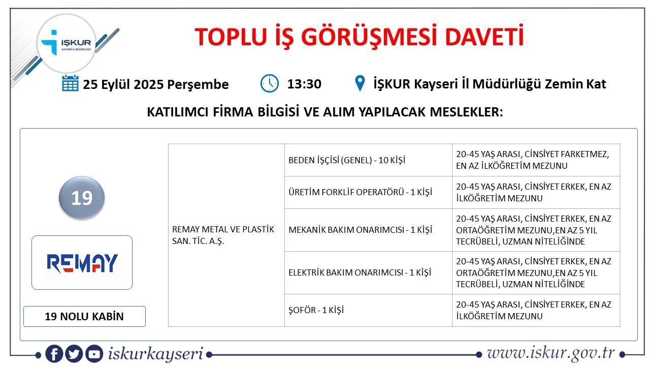toplu iş görüşmesi