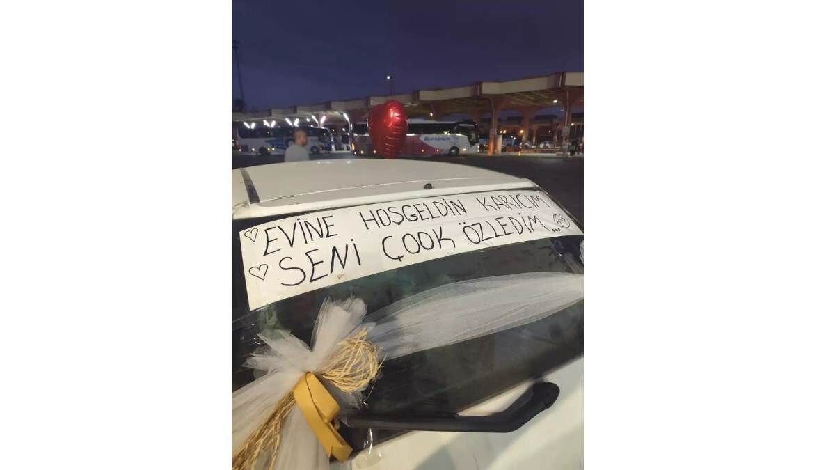 adanada eşine süpriz