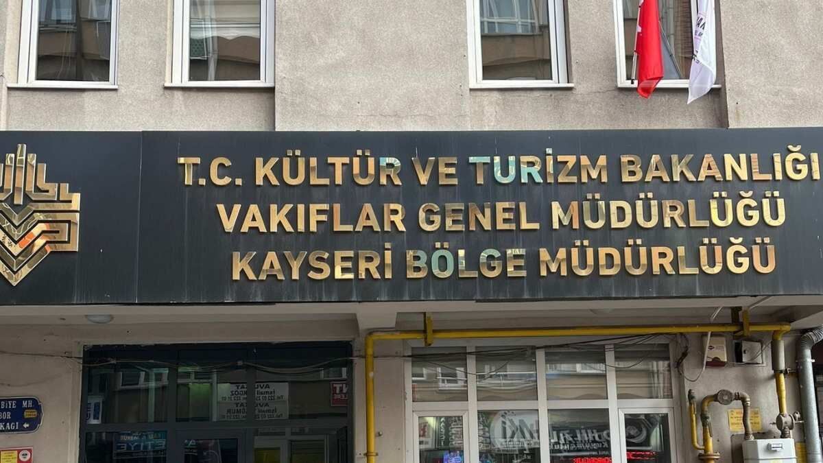 kayseri vakıflar bölge müdürlüğü