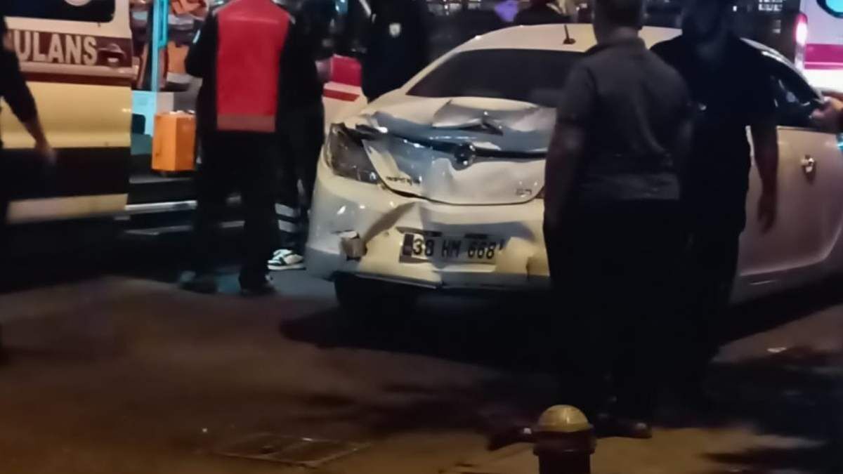 SİVAS CADDESİNDE ZİNCİRLEME KAZA