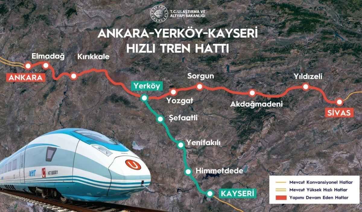 Kayseri’yi Yerköy Üzerinden Ankara’ya Bağlayacak Yüksek Hızlı Tren (Yht) Projesi Için Bazalt Ocağı Başvurusu Yapıldı. Onay Çıkması Durumunda Kayseri, Beklediği Hızlı Tren Hattına Bir Adım Daha Yaklaşacak. (2)