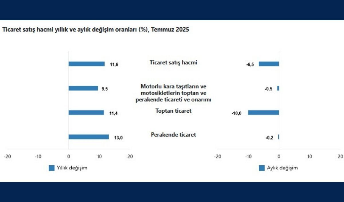 Ticaret Satış Hacim Endeksi, Temmuz 2025 (3)
