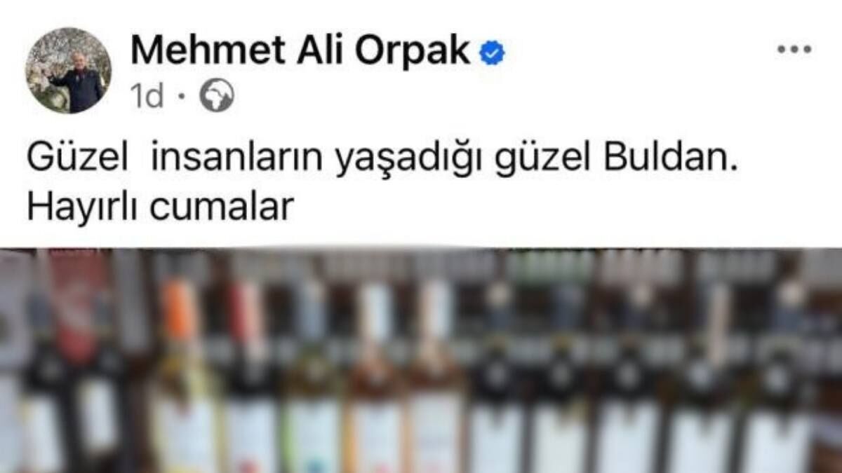 Chpli Başkan Alkol Şişeleri Cuma Mesajı