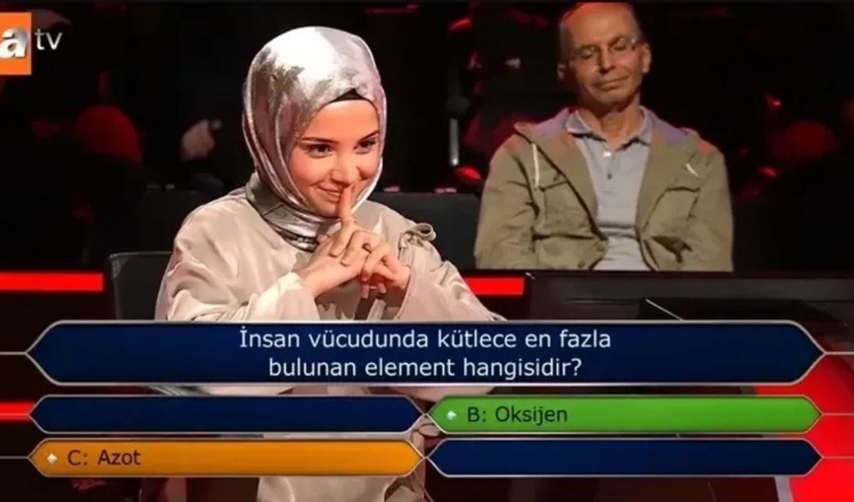 Joker Kullandi, Yi̇ne De Bi̇lemedi̇ Sorunun Cevabını Hatırlamadığını Belirten Genç Yarışmacı, Yarı Yarıya Joker Hakkını Kullandı Ve Şıkları 2'Ye Düşürdü. Doktor Yarışmacı, Geriye Kalan ''Oksijen''