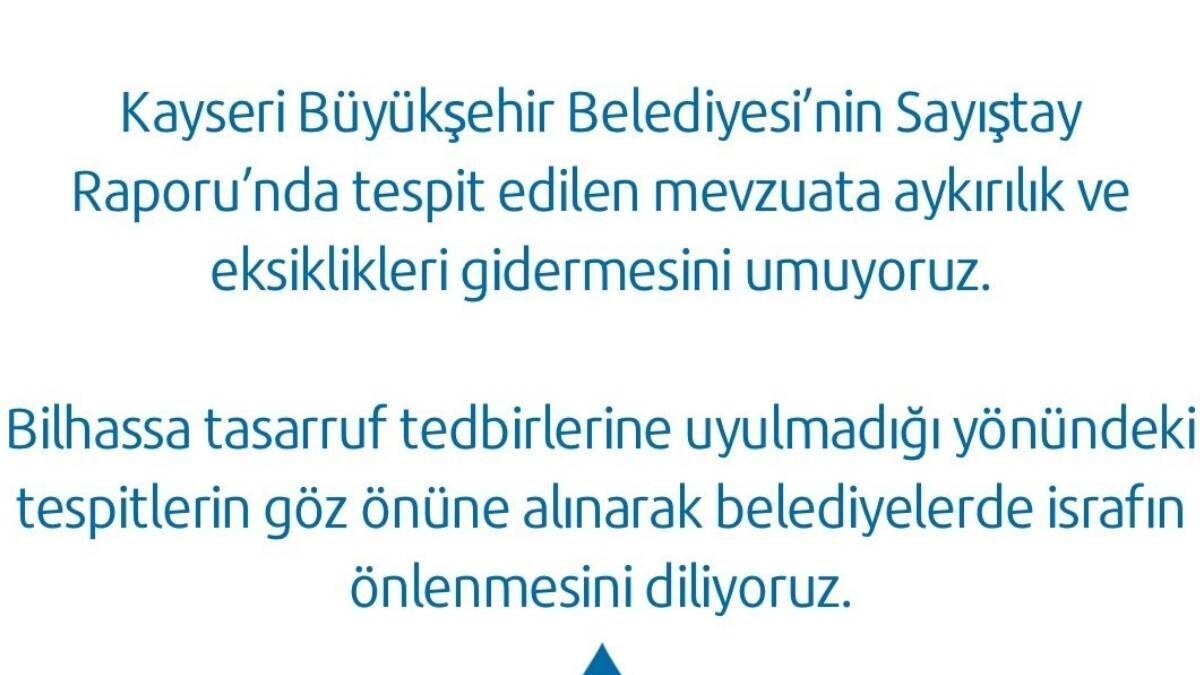 Belediyelerde Israf Tartışması Deva Partisi’nden Kayseri Büyükşehir’e Çağrı4