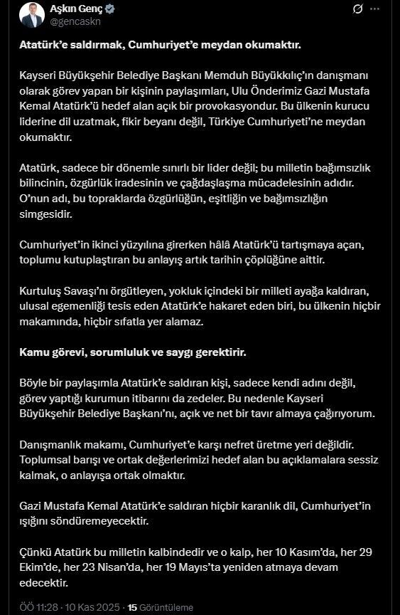 Chp Kayseri Milletvekili Aşkın Genç’ten Büyükşehir Belediye Başkanı Büyükkılıç’a Çağrı (3)