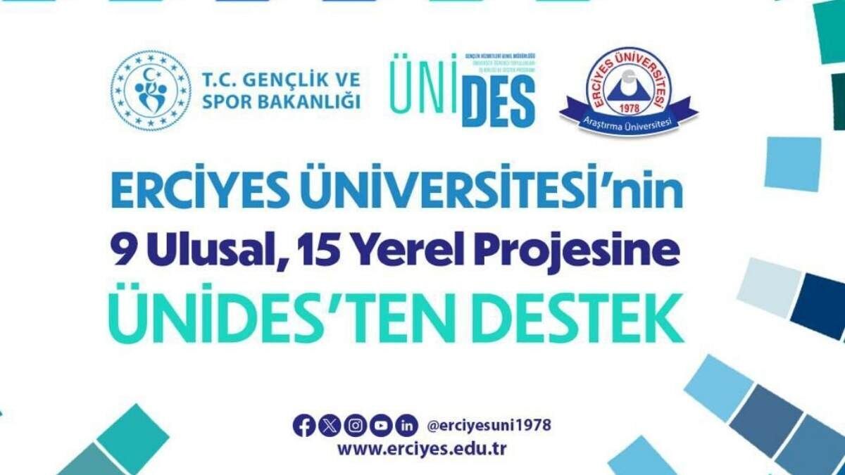 Erciyes Üniversitesi Üni̇des’te Türkiye Genelinde Zirveye Çıktı!2