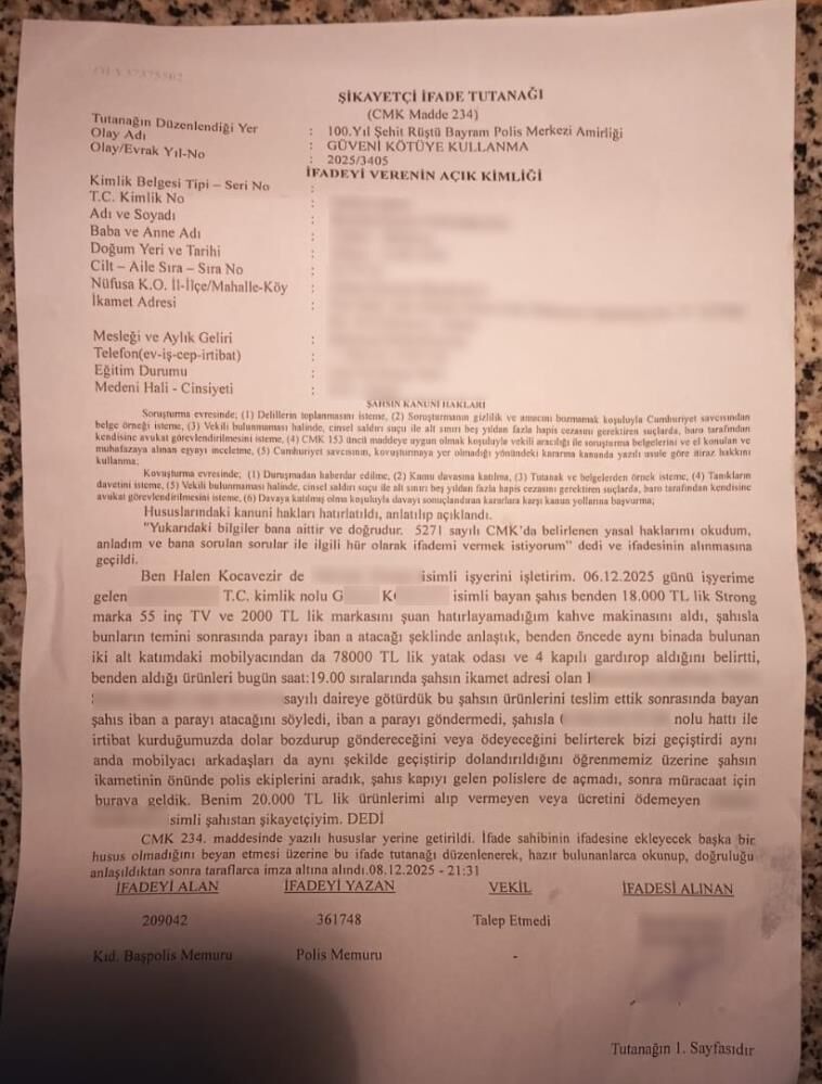 Dolandirilan Esmaf (1)
