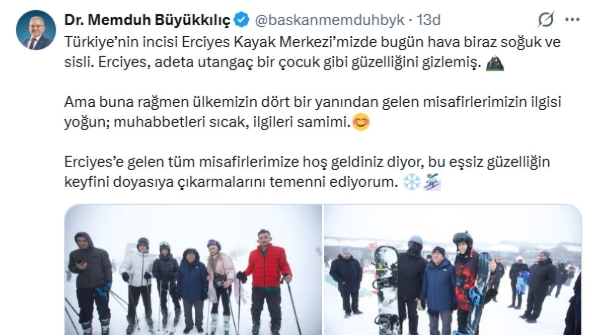 Başkan Büyükkılıç, Erciyes’i Bakın Neye Benzetti (4)