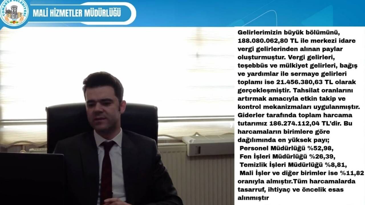 Tomarza Belediyesi'nde Hesaplar Açıklandı 209 Milyon Nereden Geldi3