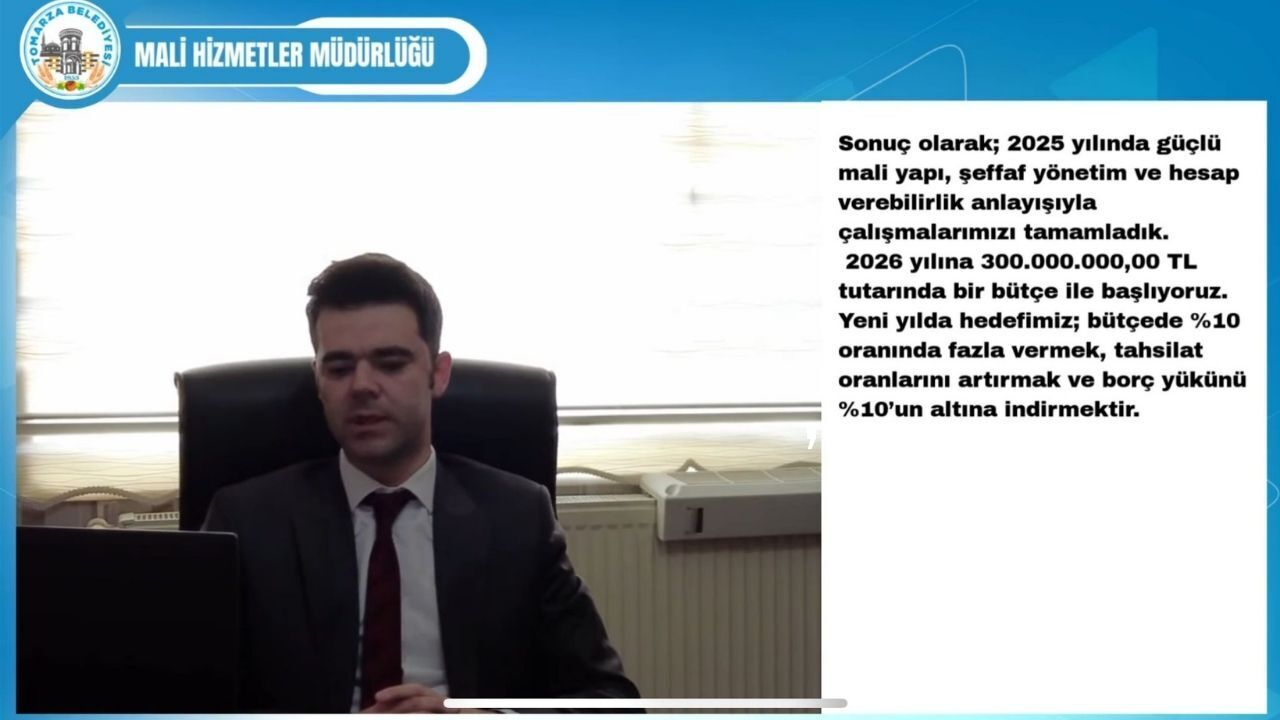 Tomarza Belediyesi'nde Hesaplar Açıklandı 209 Milyon Nereden Geldi4
