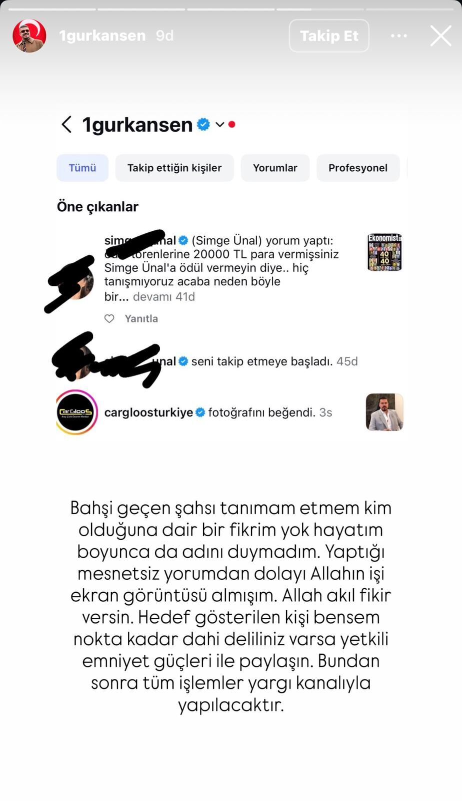 Gürkan Şen Yanıt (2)