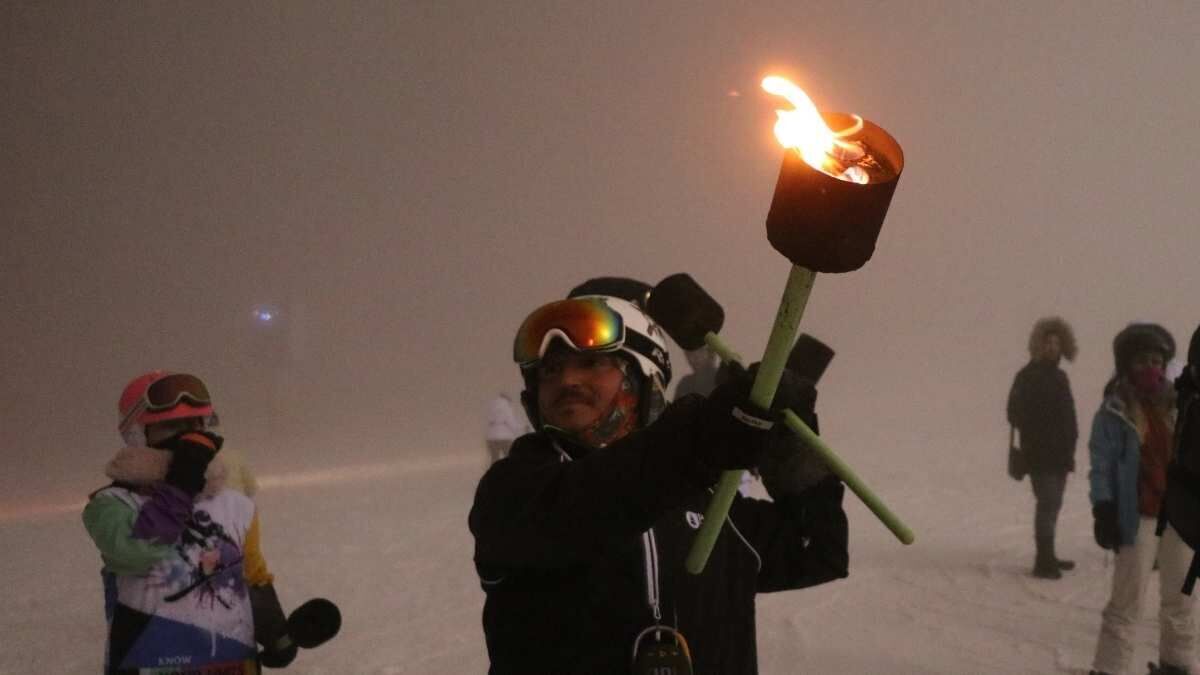 Erciyes’ten Bayram Dönüşü Güzel Haber Geldi Gözler Gece Kayağına Çevrildi (5)