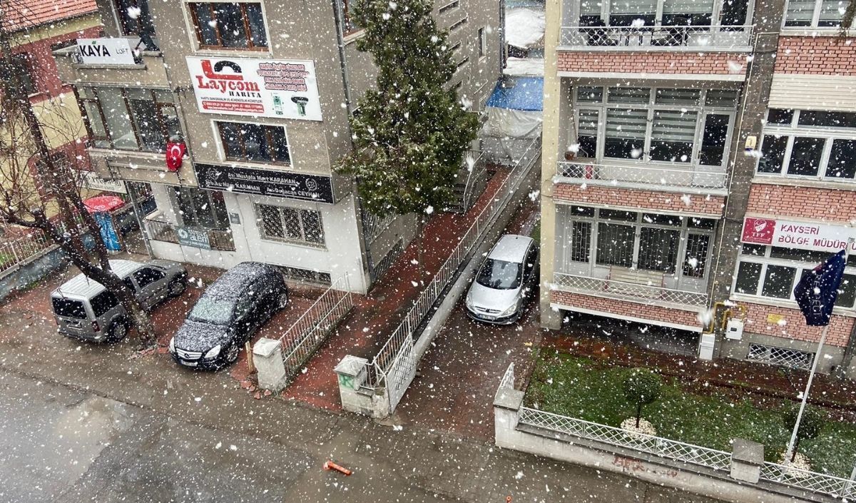 Kayseri’de Kar Alarmı! Meteorolojiden Kritik Uyarı (1)