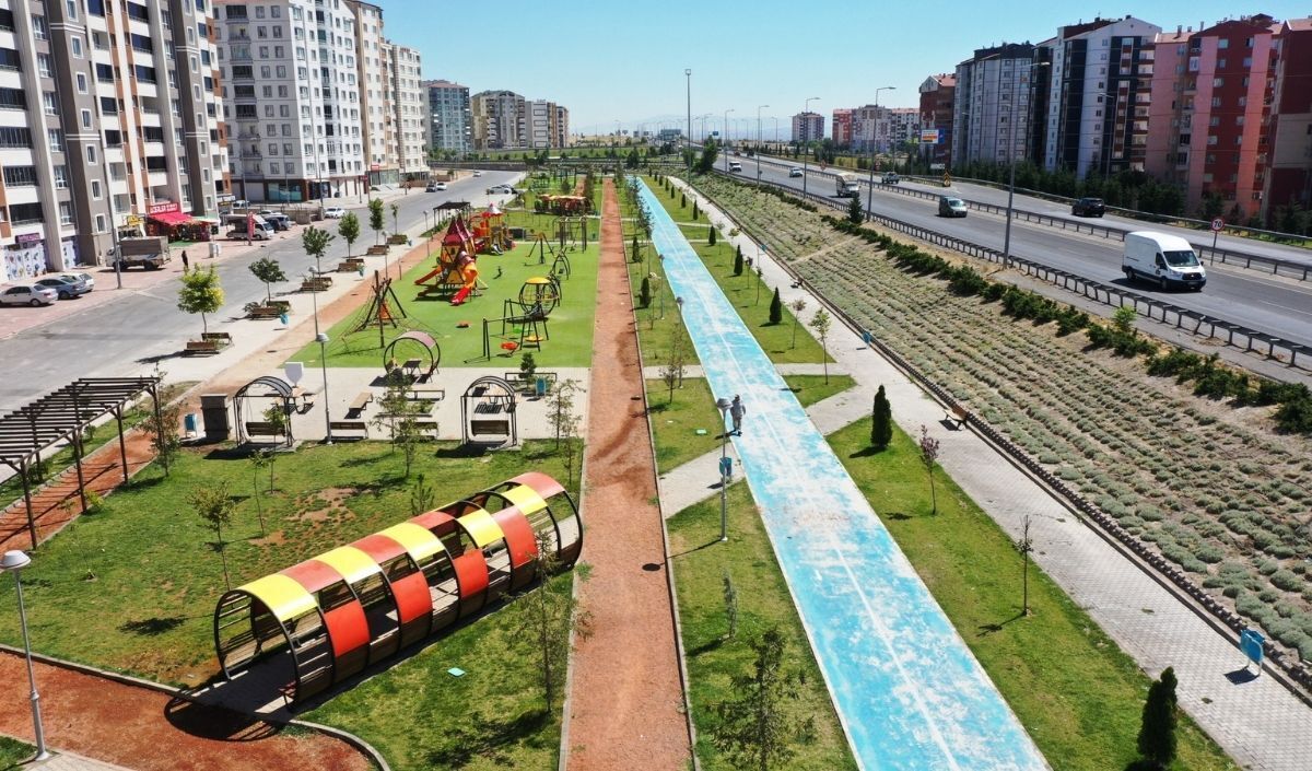 Kayseri’de Yeşil Alan Yatırımları Devam Ediyor (3)