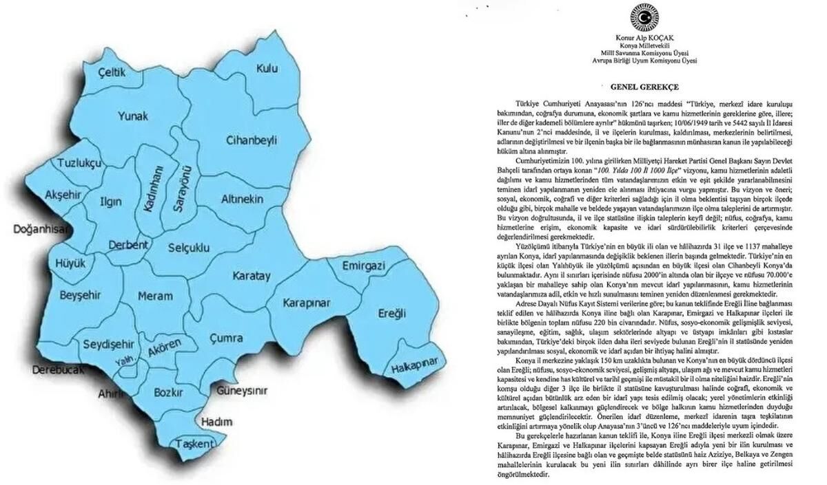 Konya Ereğli Yeni Bir Il Mi Olacak (3)