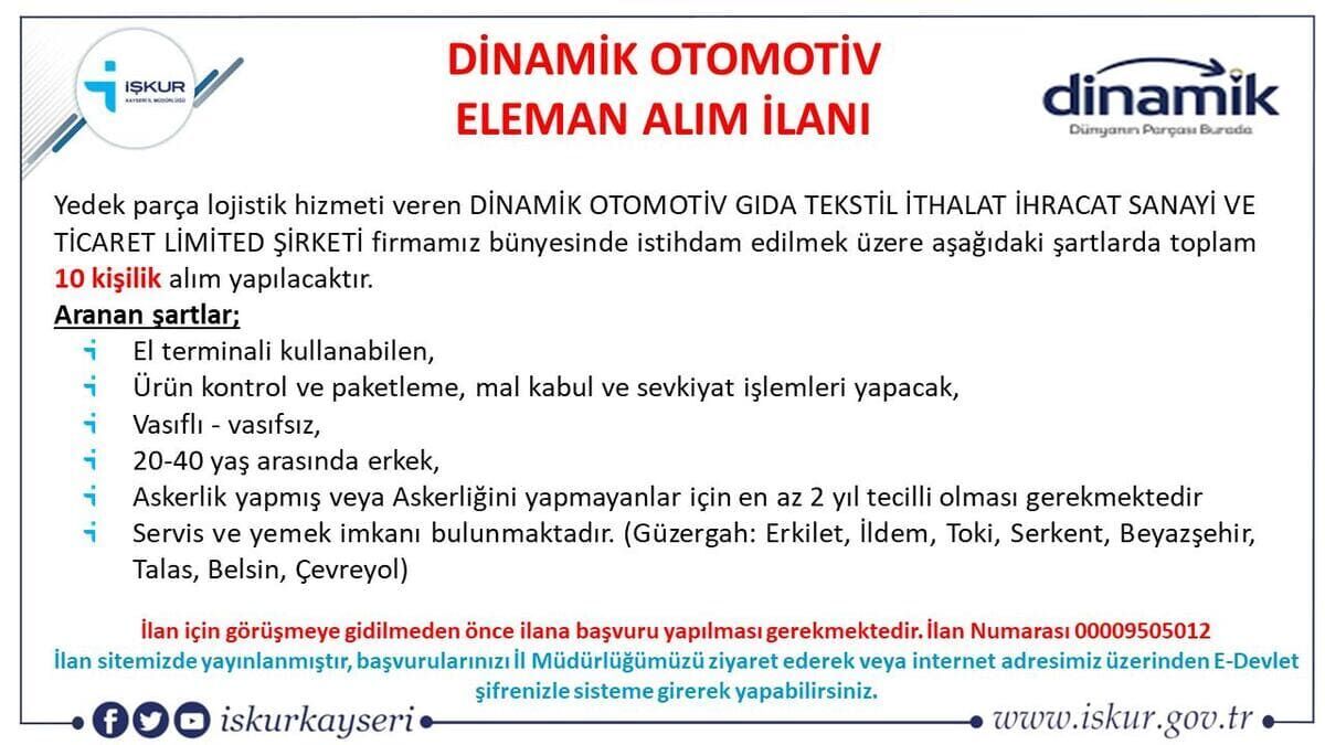kayseri işkur