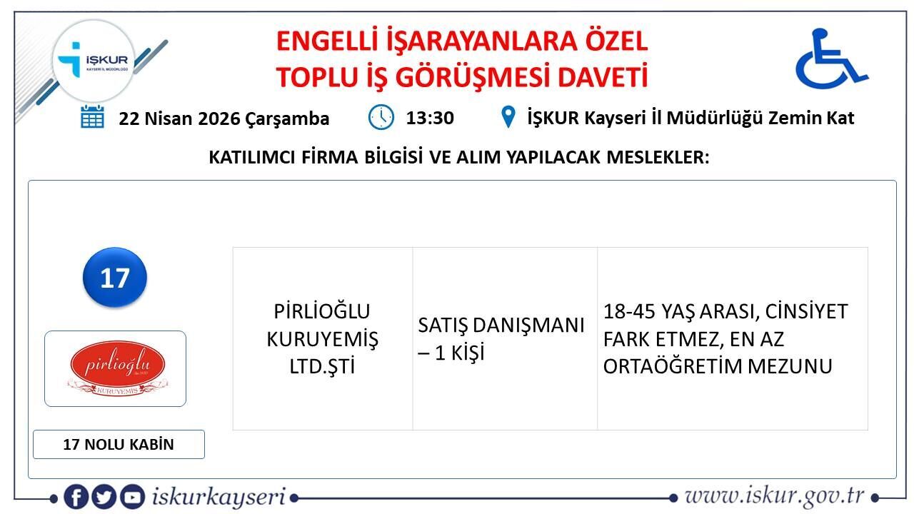 KAYSERİ İŞKUR