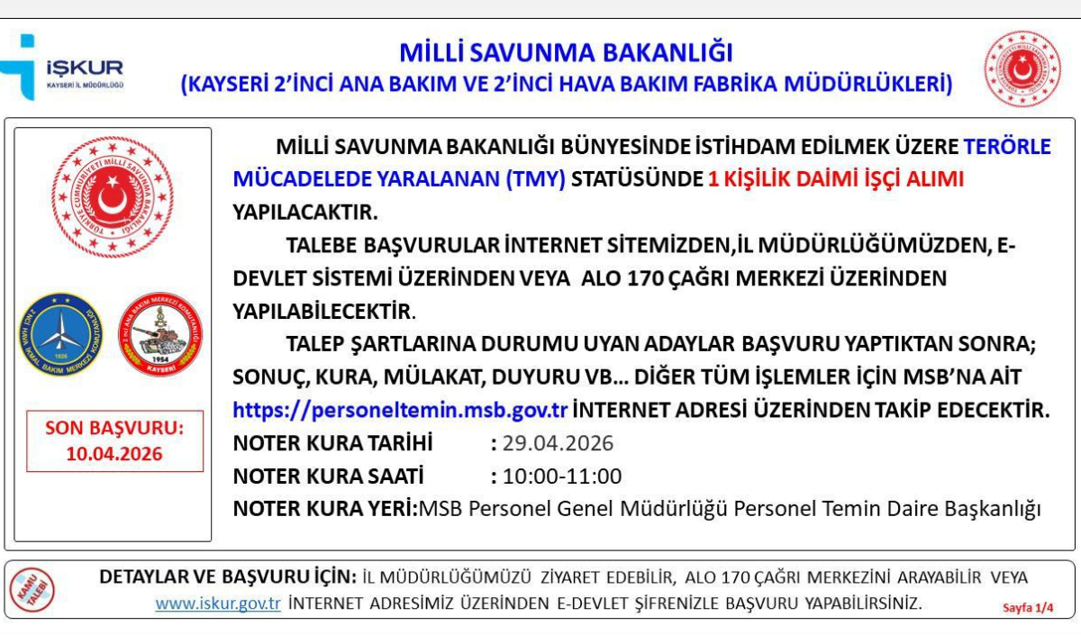 Işkur Kayseri 1