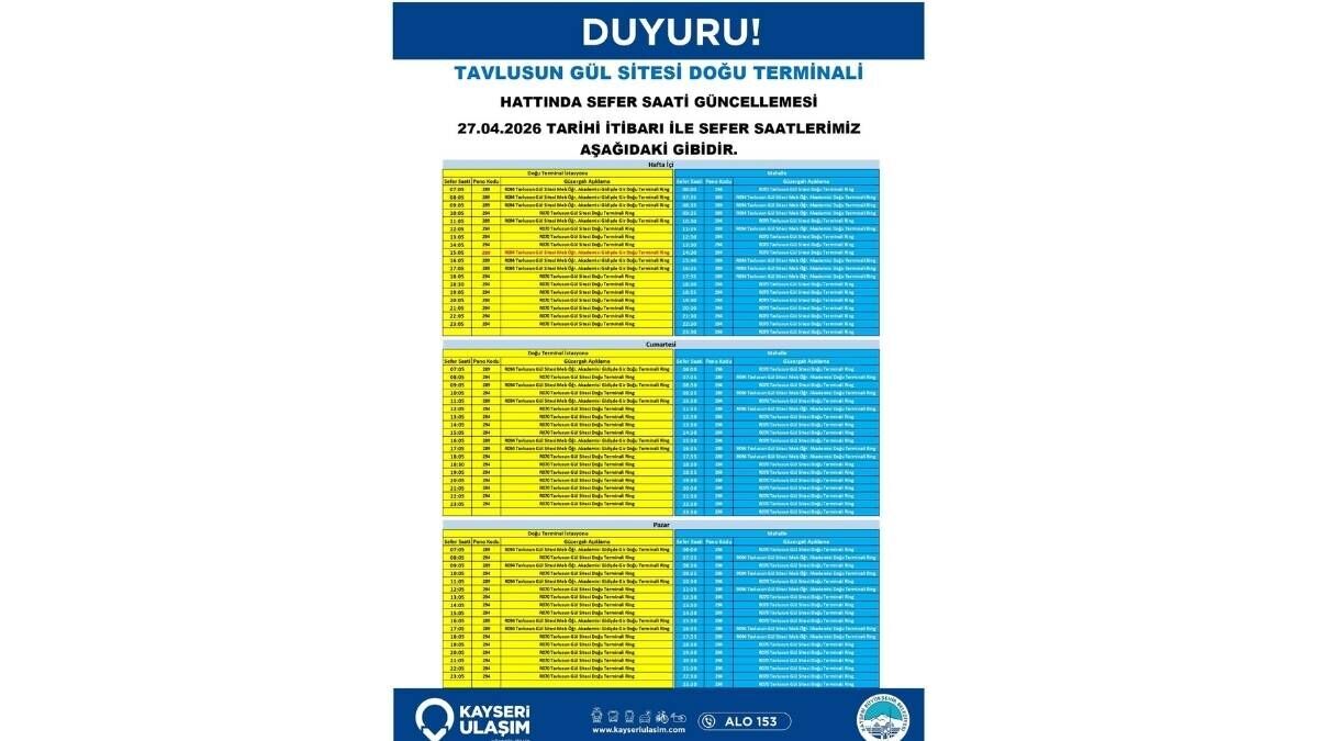Kayseri Otobüs Şoförü Saatleri 25 Nisan (4)