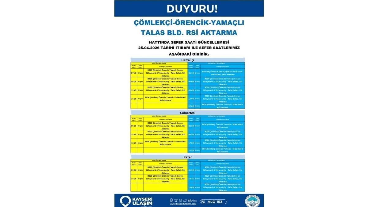Kayseri Otobüs Şoförü Saatleri 25 Nisan (5)