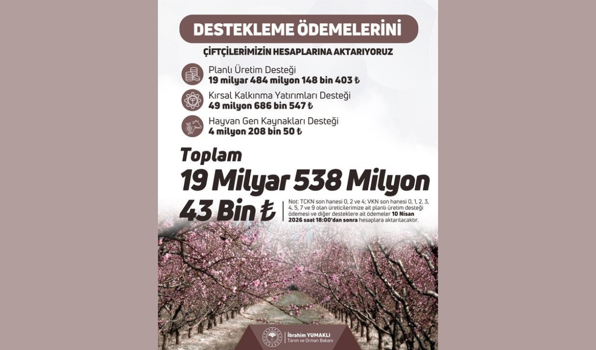 Ödeme Tarım Bakanlığı 3